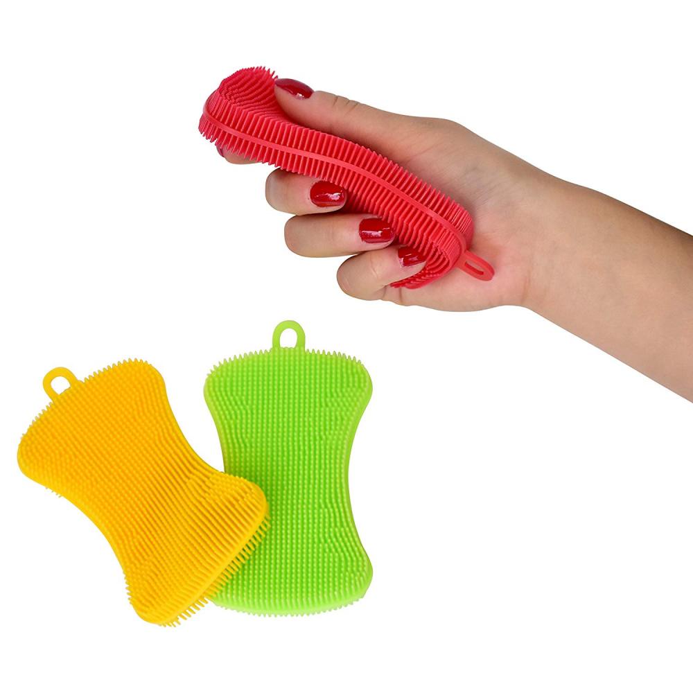 Silicone Kitchen Cleaning Fruit Scrubber