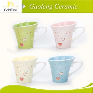 Creative unique shape ceramic coffee mugs