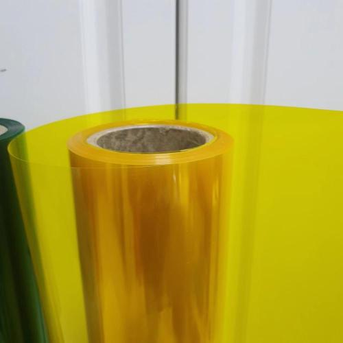 Color PVC Thermo-Balsting Films de plástico