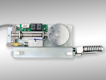 Remote control electronic lock for automatic doors