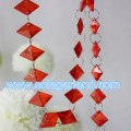 8.5*20*30MM Diamond Shape Acrylic Crystal Beads Garland Wedding Home Party Decoration