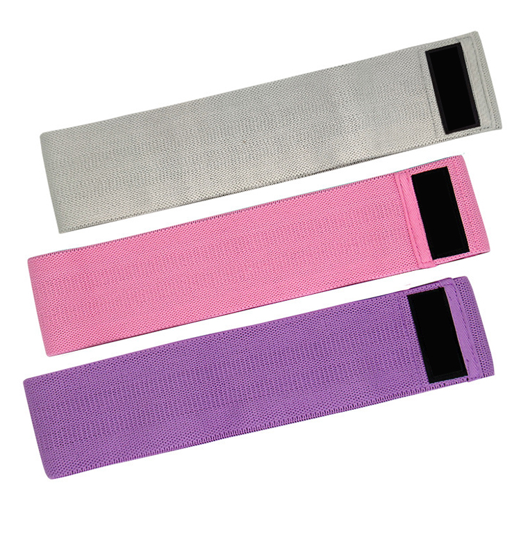 Exercise Gym Yoga bands Set Premium Anti-burst Fitness LaTeX pink fabric yoga loop resistance bands