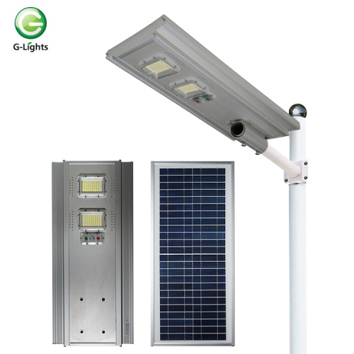 Lampione stradale a LED solare tutto in uno da esterno 100W 200W