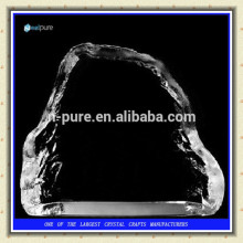 Personized Crystal Iceberg Award, New Design Transparent Crystal Iceberg Award