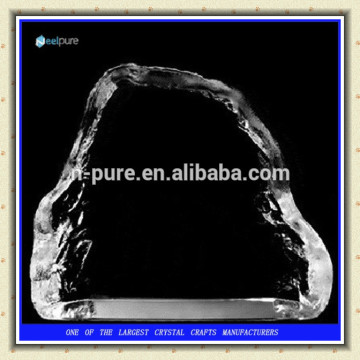 Personized Crystal Iceberg Award, New Design Transparent Crystal Iceberg Award