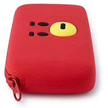 Tata personagem cute silicone lápis caso bolsa bolsa