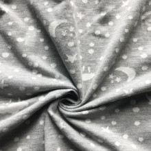 Star moon cute Jacquard baby terry