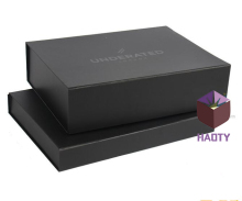 Private Label Printed V-Groove Design Garment Gift Box