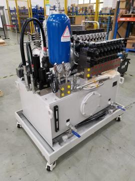 Automotive industrial hydraulic system