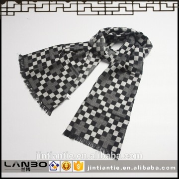 2016 latest fashion 100% wool woven long scarf for man