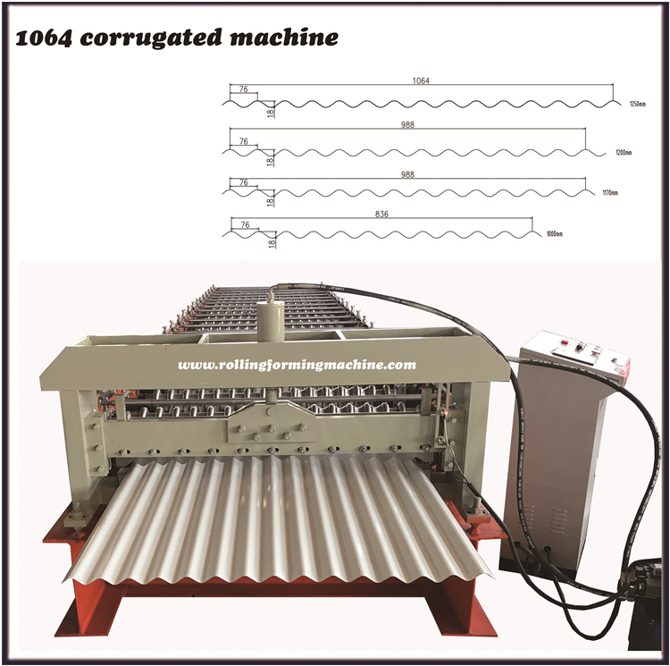 Corrugated iron roof making machine rolling roller
