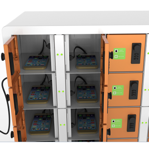 Value Featured Security LED Indicator Charging Cart