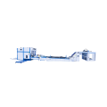 Automatic Carton Flute Laminating Machine/automatic high speed flute Laminator and pallet feeding pile turner stacker