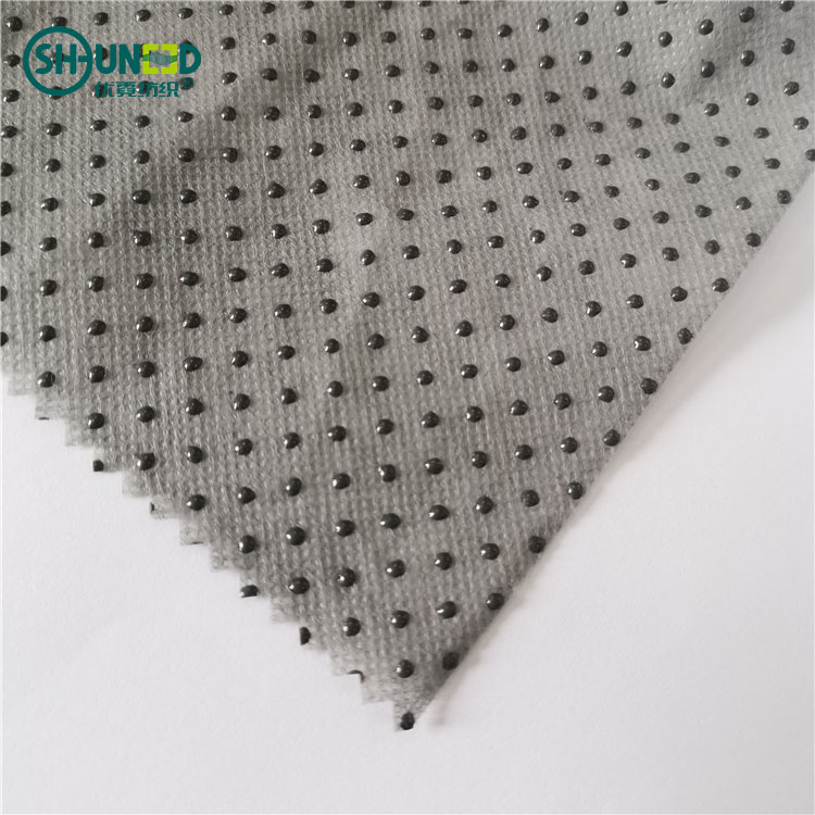 Anti-slip cushion PVC dotted backing non woven fabric