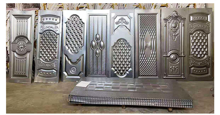 metal door skin mould embossing designs chapa puerta metal