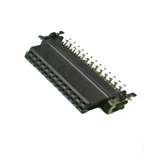 Conector tipo SMT de ângulo reto de 1,27 mm