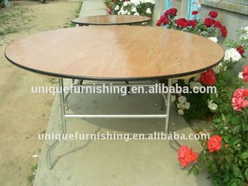 Used 150cm Wood Round Wedding Table For Rental