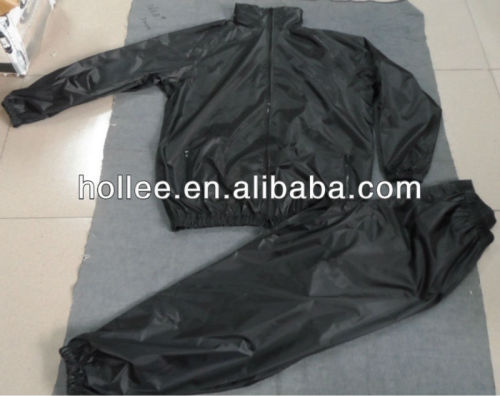 HL2029 polyester/pvc Sauna Suit1