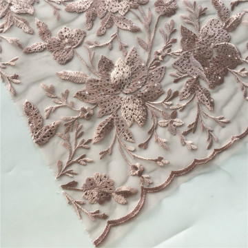 2019 Bridal Wedding Guest Flower Embroidery Fabric