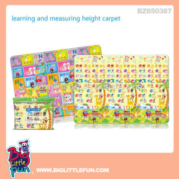 Education toy baby learning toys measure height mats