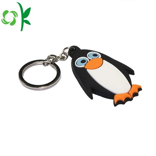 Bán buôn tùy chỉnh Silicone mềm Keyring 3D PVC Keychain