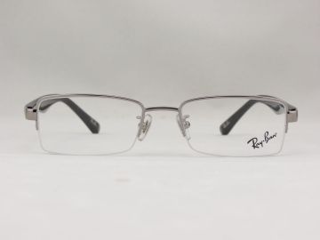 Black Semi Rimless Mental Eyeglasses Frame Ray Ban Rb6195 2502 51mm