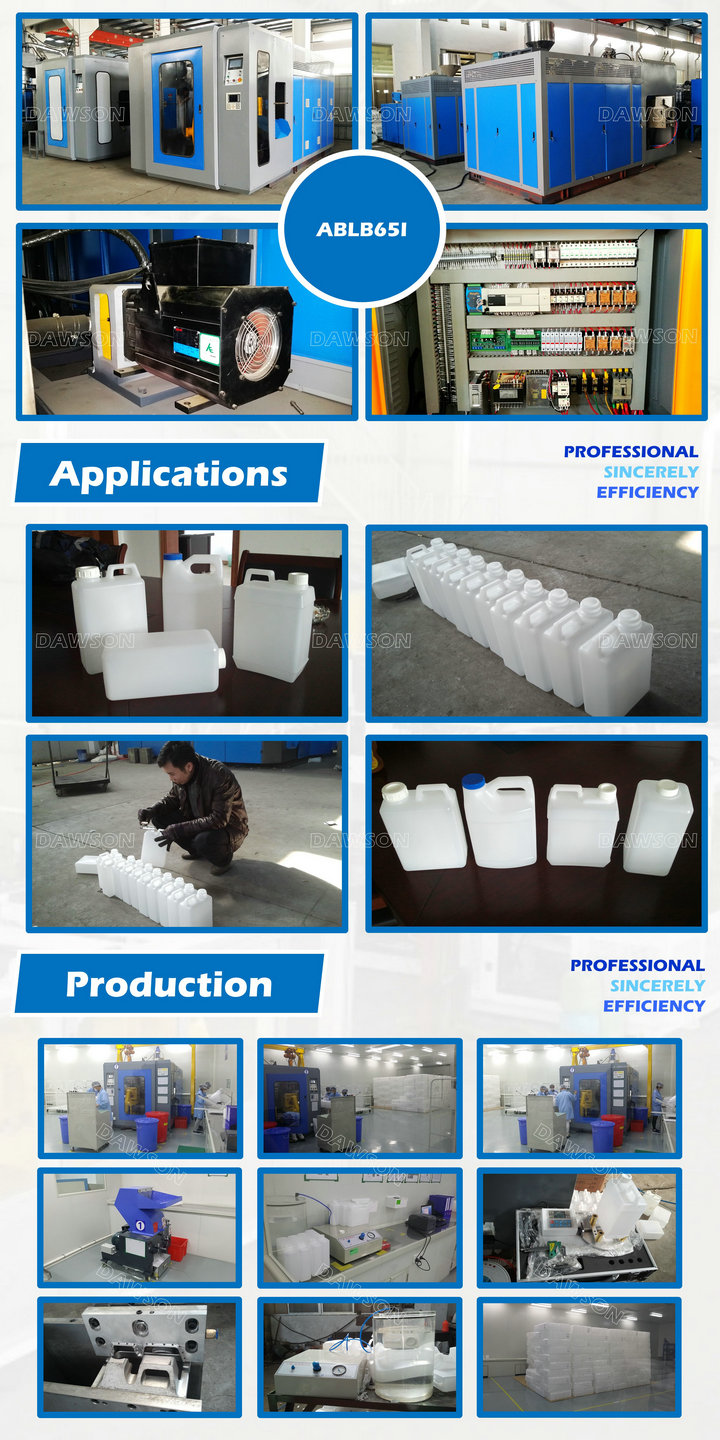 Plastic Oil Bottle 5L HDPE Jerry Can Blow Moulding Machine