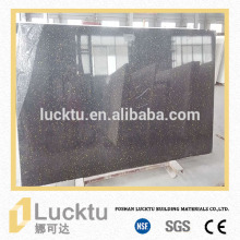Solid surface 2cm thickness crystal quartz stone slab