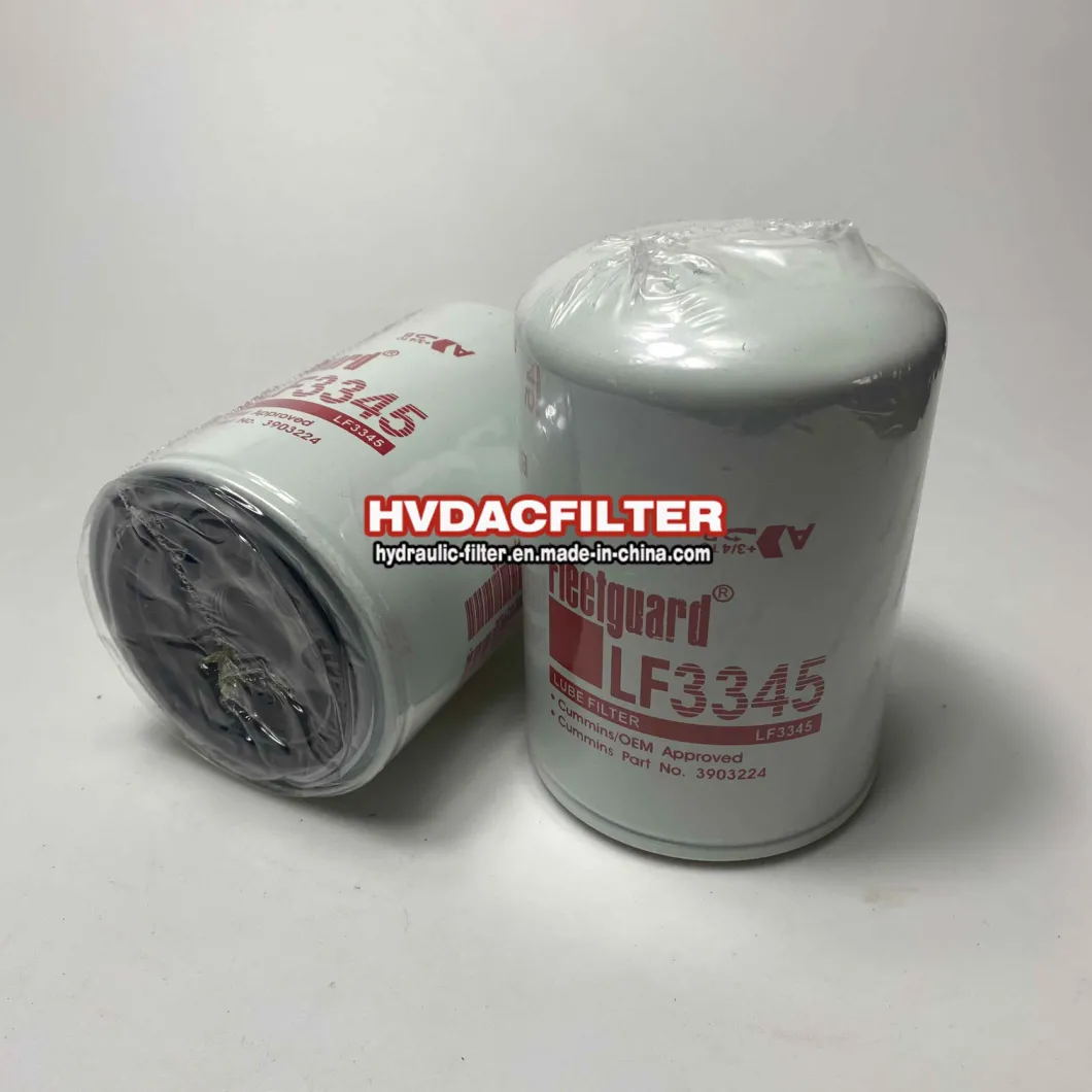 Hvdac Factory Supply Fleetguard Filters Construction Machinery Parts Lf3345 Oil Filter