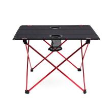 Lightweight Folding Table with Cup Holders