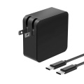 Alimentatore per laptop da 45W 65W con connettore USB-C quadrato