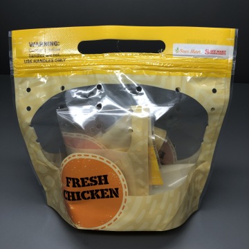 Custom  Bopp Cpp Roasted Chicken Plastic Bags Food Bags Fried chicken Bag