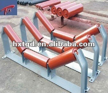 carbon steel belt conveyor carry idler roller