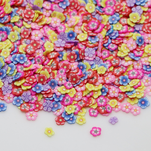 Różne style plastry gliny polimerowej kolorowy kwiat DIY Craft obudowa telefonu Ornament Scrapbooking Making