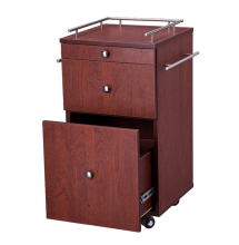 Convenient salon tool storage cabinet