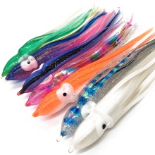 Wholesale 4cm-24cm Soft Plastic Trolling Fishing Squid Lures