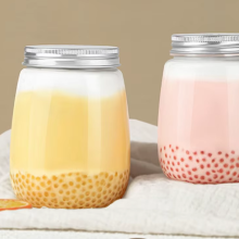 Disposable U Shape Plastic Bottles 500ml - Milk Tea, Juice, Water Bottles