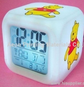 Heat Transfer Film For Alarm Clock/plastic Alarm Clock?