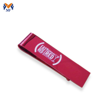 Fancy double sided printed logo money clip