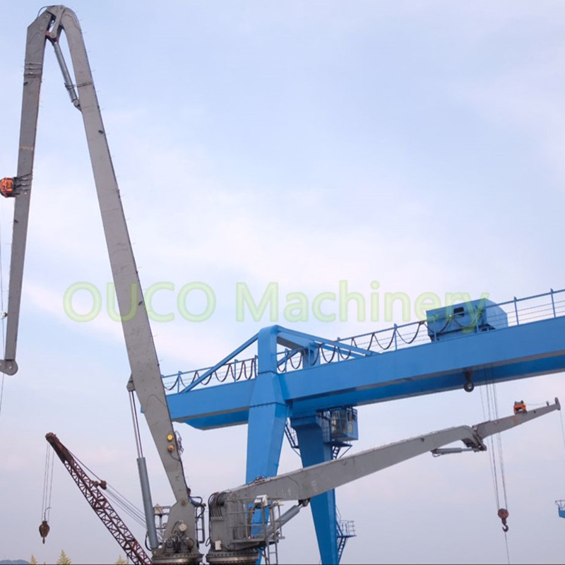 HS High Efficient Hydraulic Knuckle Boom Marine Crane