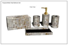 Proposal Mother Pearl Bathroom Set