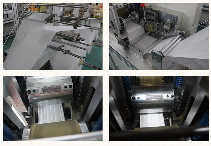 Parts of nonwoven face machine