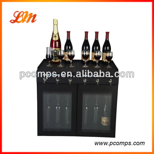 Six Bottles Wine Chiller Dispenser with Rechargeable Catridge