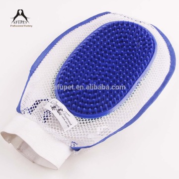 pet bath brush/ pet grooming glove/pet brush glove