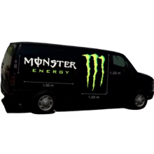 Waterproof LED Car Stickers & Advertisements