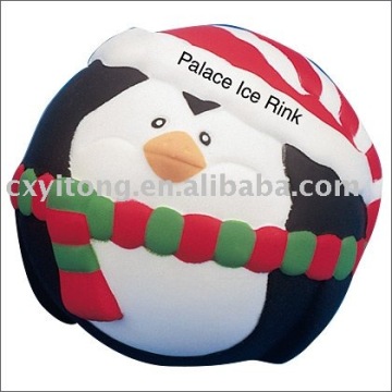 PU stress ball,anti stress ball,foam ball,squeeze ball-christmas penguin