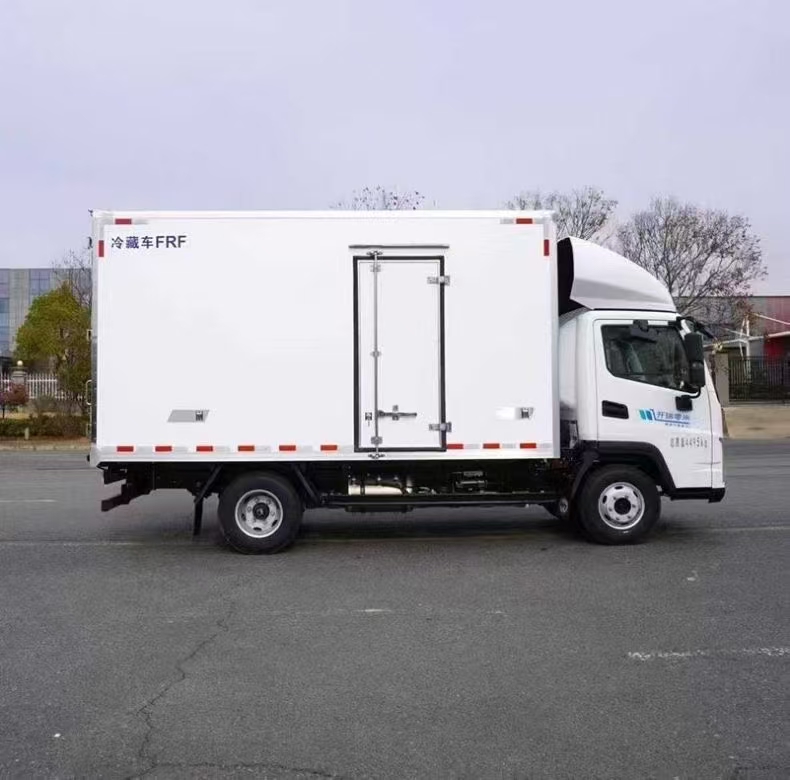 veículo de entrega refrigerado de baixa emissão Reino Unido/EUA/UE low emission refrigerated delivery vehicle UK/US/EU