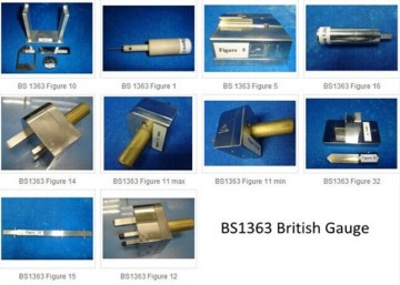 BS1363 British Standards Plug And Socket test Gauges
