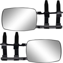 Extended vision car trailer mirror