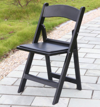 Black Resin Folding Chairs